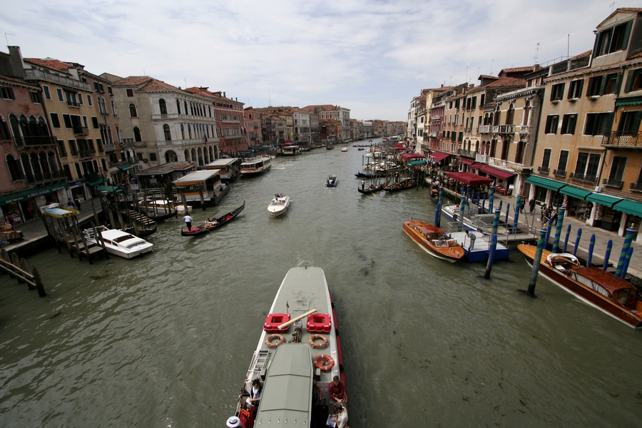 Venice : View From Rialto Bridge